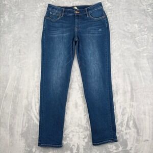 Tommy Bahama Jeans Womens 28 (Fits 30x28.5) Blue Slim Boyfriend TW113940 Stretch